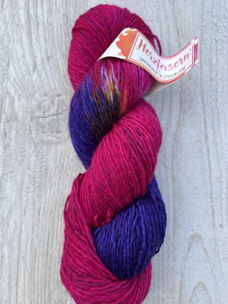 No 10  Flowers Rubinrot-Blaulila - Biomerino